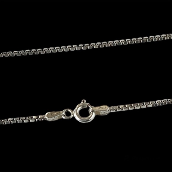 925 Sterling Silver Necklace Round - Picture 7 of 9